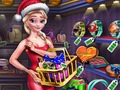 Igra Ice Queen Nakupovanje Xmas Gift  spletu