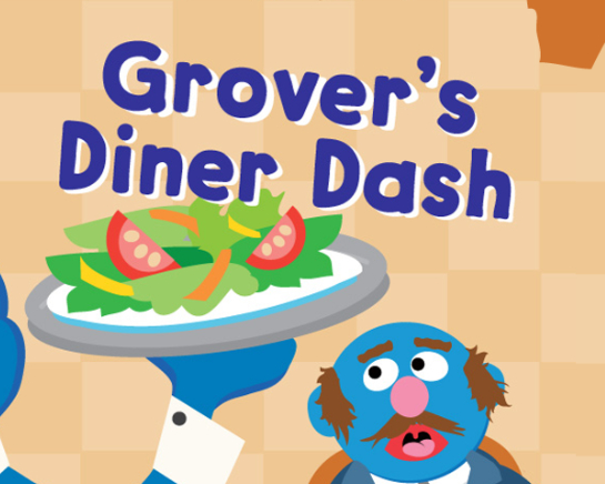 Igra 123 SESAME ULICA: Groverjeva Diner Dash spletu