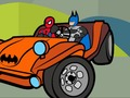 Igra Knjiga za barvanje avtomobilov superheroja spletu