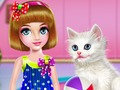 Igra Kitty: nega in striženje  spletu