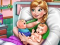 Igra Rojstvo dvojčkov ledene princese  spletu