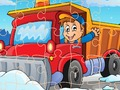 Igra Zimski tovornjak Jigsaw  spletu