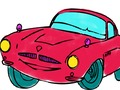 Igra Brezplačno \ tRacing Cars barvanje knjigo  spletu