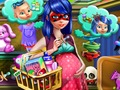 Igra Lady Mommy gre v nakupovanje  spletu