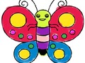 Igra Butterfly Barvanje Book  spletu