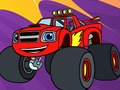 Igra Truck Monster Barvanje  spletu