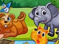 Igra Živalske puzzle otroške igre  spletu