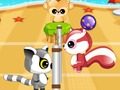 Igra Racoon Hearball spletu