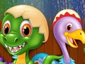 Igra Barvka o dinozavrih  spletu
