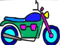 Igra Nazaj v šolo: Barvanje z motornimi kolesi  spletu