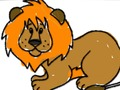 Igra Nazaj v šolo: Lion Coloring Book  spletu