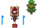 Igra Pixel Santa Run spletu