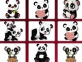 Igra Srčkan izziv spomina Panda  spletu
