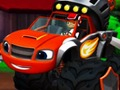 Igra Skrita kolesa Monster Trucks  spletu