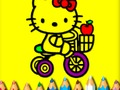 Igra Nazaj v šolo: Sweet Kitty Barvanje  spletu
