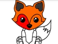 Igra Fox knjiga za barvanje  spletu