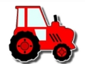 Igra Easy Kids Barvanje Traktor  spletu