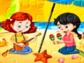 Igra Jigsaw za plažo  spletu