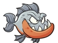 Igra Ljubke sestavljanke Piranha  spletu