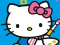 Igra Barva po številki s Hello Kitty  spletu