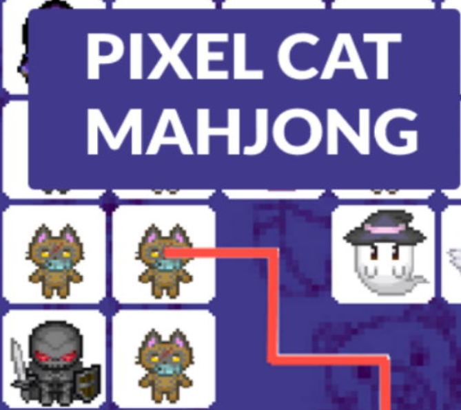 Igra Mačji mahjong Pixel  spletu