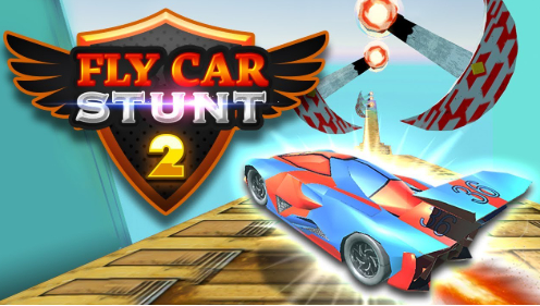 Igra Fly Car Stunt 2 spletu