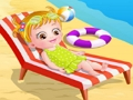 Igra Baby Hazel na plaži  spletu