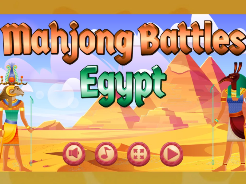 Igra Mahjong se bori v Egiptu  spletu