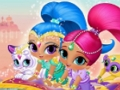 Igra Shimmer in Shine skrite zvezde  spletu