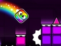 Igra Geometry Dash: Neon Rainbow  spletu