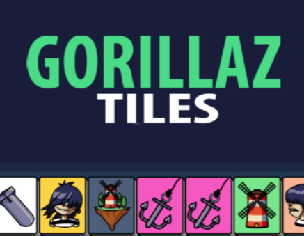 Igra Gorillaz ploščice nepričakovanega  spletu