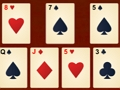 Igra Solitaire zgoraj in spodaj  spletu
