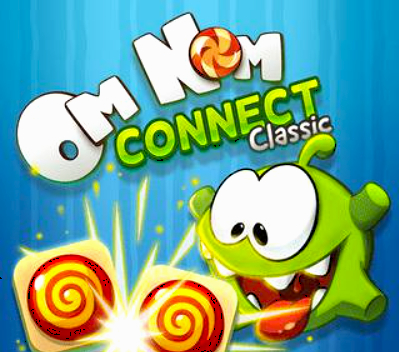 Igra Om nom Connect Classic spletu