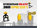 Igra Stickman Skate 360 Epic City spletu