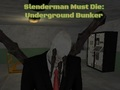 Igra Slenderman mora umreti: podzemni bunker spletu