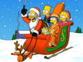 Igra Božična sestavljanka Simpsons  spletu