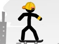 Igra Drsalec Stickman  spletu