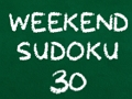 Igra Sudoku za vikend 30  spletu