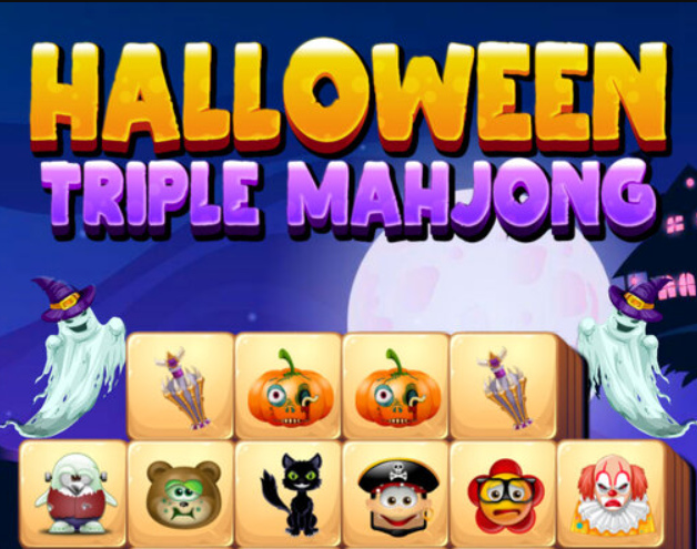 Igra Noč čarovnic Triple Mahjong  spletu