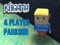 Igra Kogama Parkour za 4 igralce  spletu