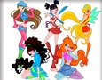 Igra Winx klub barvanje  spletu