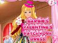 Igra Barbie's Valentine's Patchwork obleka  spletu
