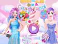Igra Barbie in Elsa v deželi sladkarij  spletu