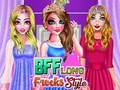 Igra Dolge obleke v slogu BFF  spletu