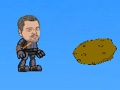 Igra Ne glej gor! skakanje  spletu