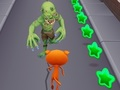 Igra Jezna mačka teče zombiji Alley  spletu