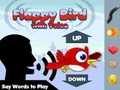 Igra Flappy Bird z glasom  spletu