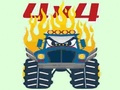 Igra Strani za barvanje Monster Trucks  spletu