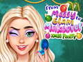 Igra Od messy do #glam: preobrazba božične zabave  spletu