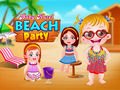 Igra Baby Hazel Beach Party spletu